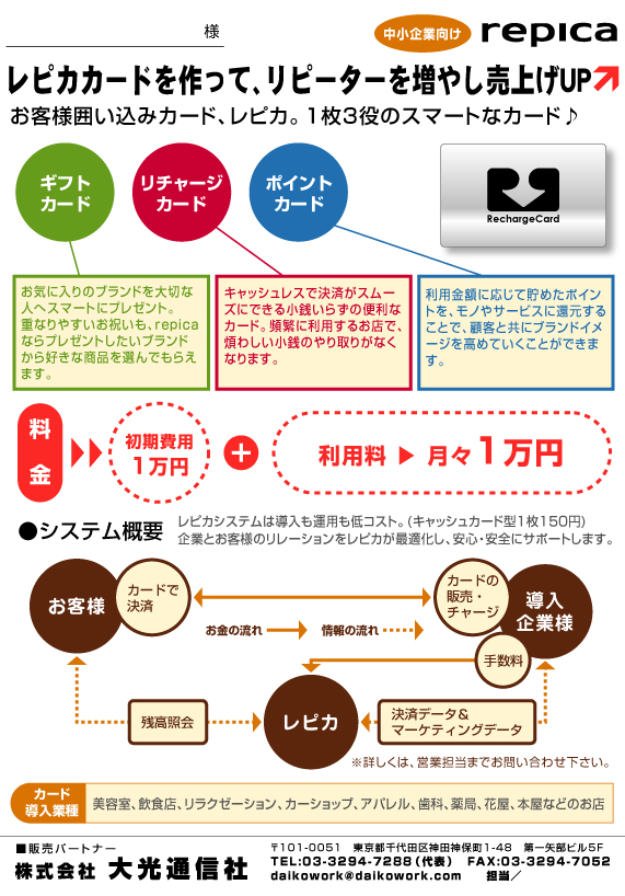 repica(レピカ)情報