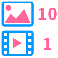 写真は最大10点まで、動画は1点掲載が可能